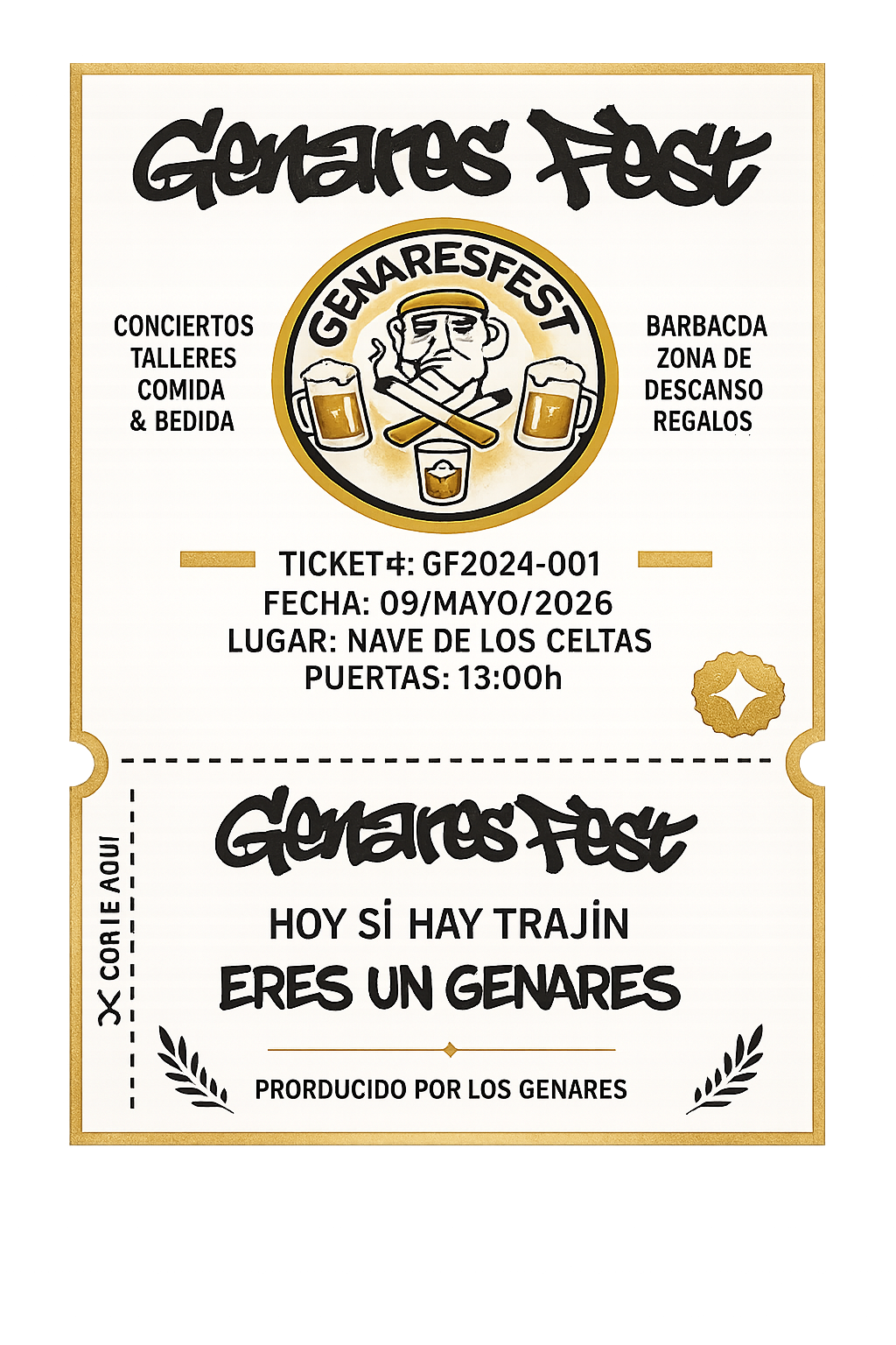 Acceso general de GenaresFest 2026